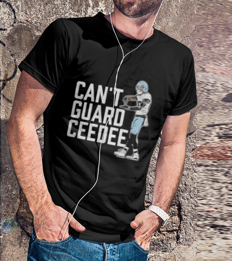 Can't Guard CeeDee 88 Dallas Cowboys Football Player Gesture T-Shirt