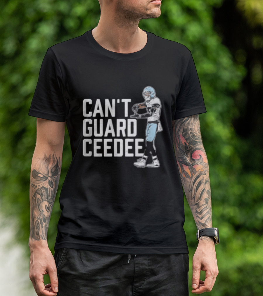 Can't Guard CeeDee 88 Dallas Cowboys Football Player Gesture T-Shirt