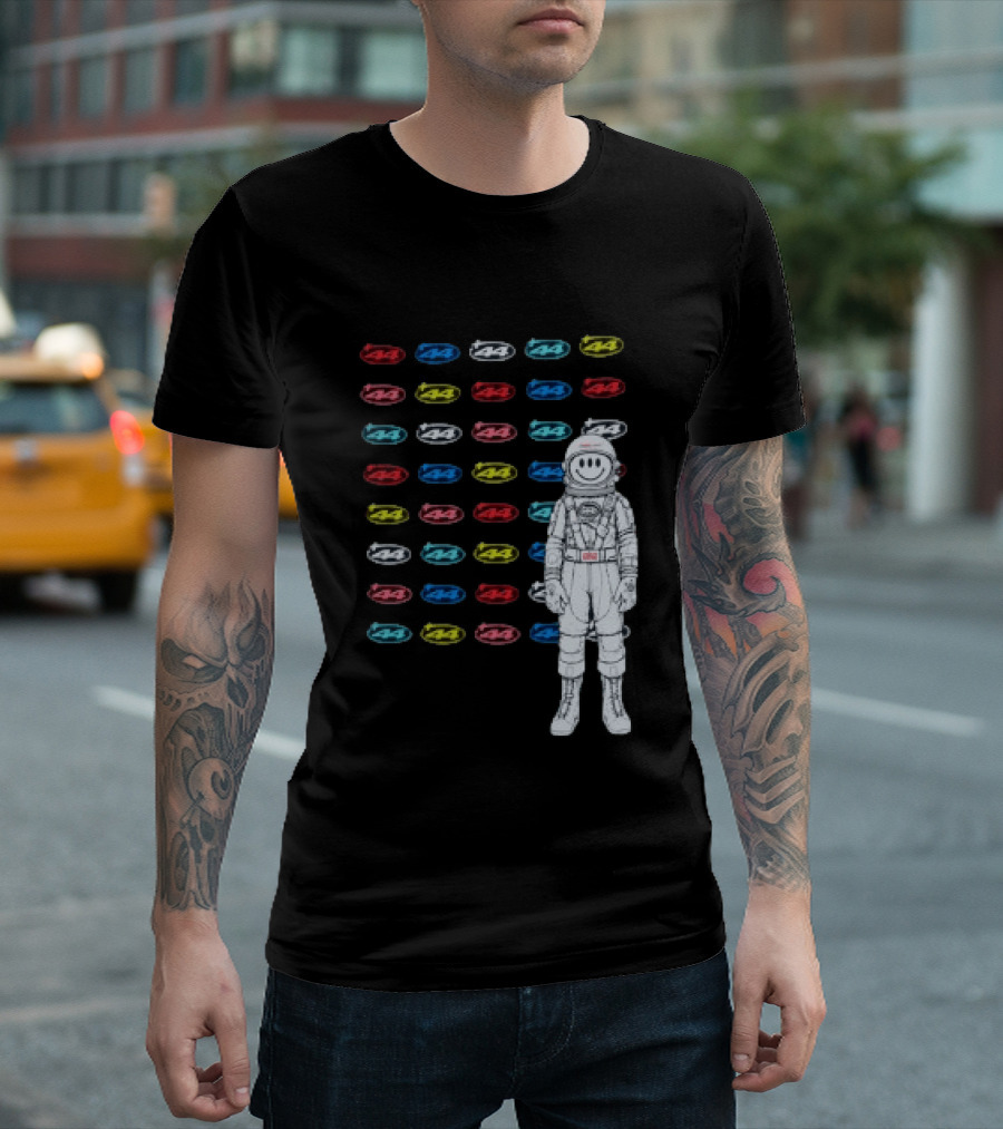 Plus44 Spaceman Heavyweight Astronaut Smile T-Shirt