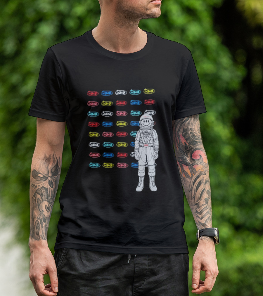 Plus44 Spaceman Heavyweight Astronaut Smile T-Shirt