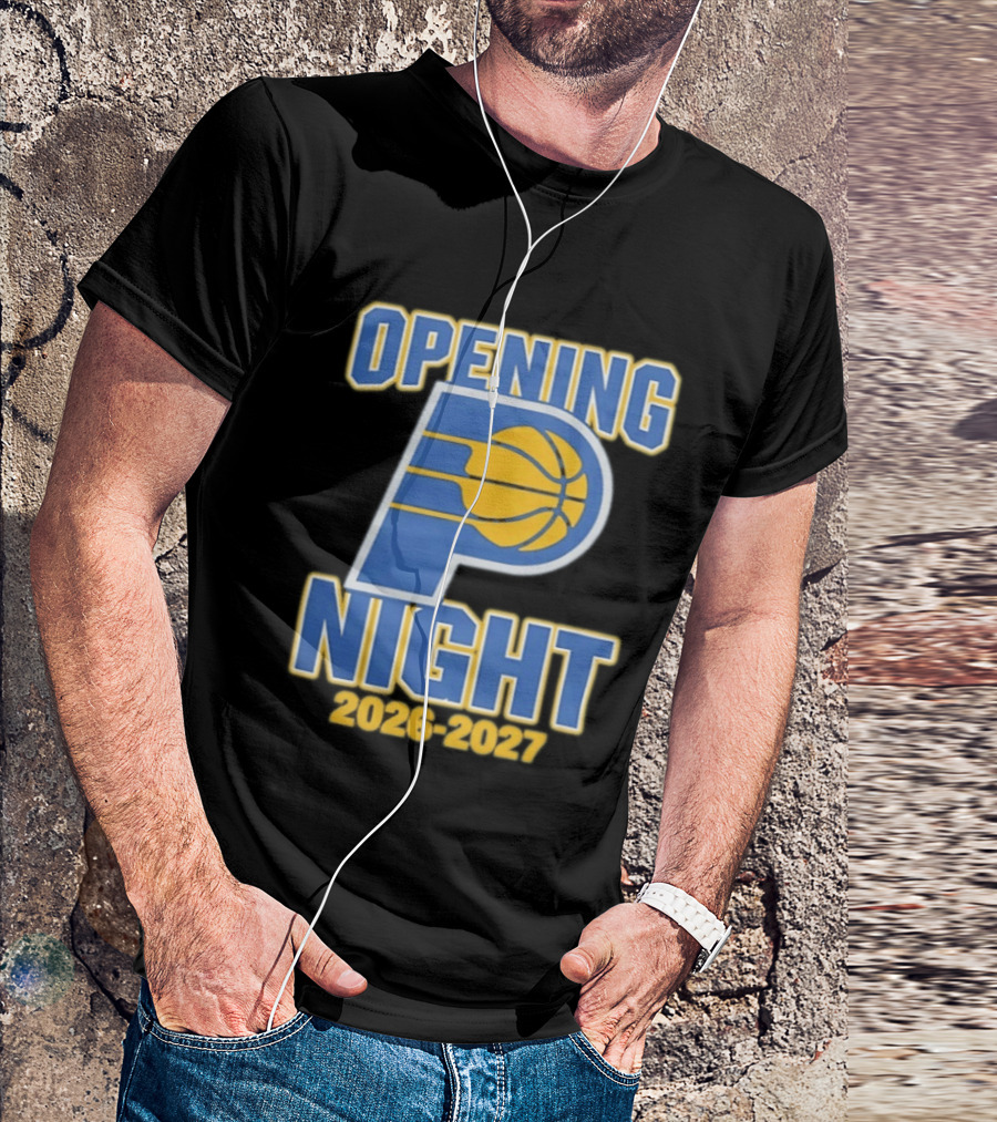 Indiana Pacers Opening Night 2026 2027 T-Shirt