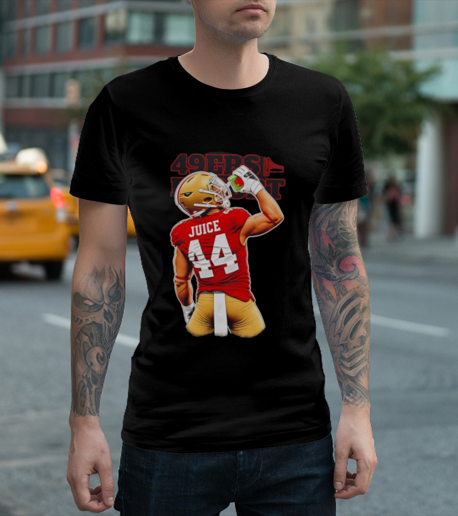 San Francisco 49ers Kyle Juszczyk Juice 44 Legend T-Shirt