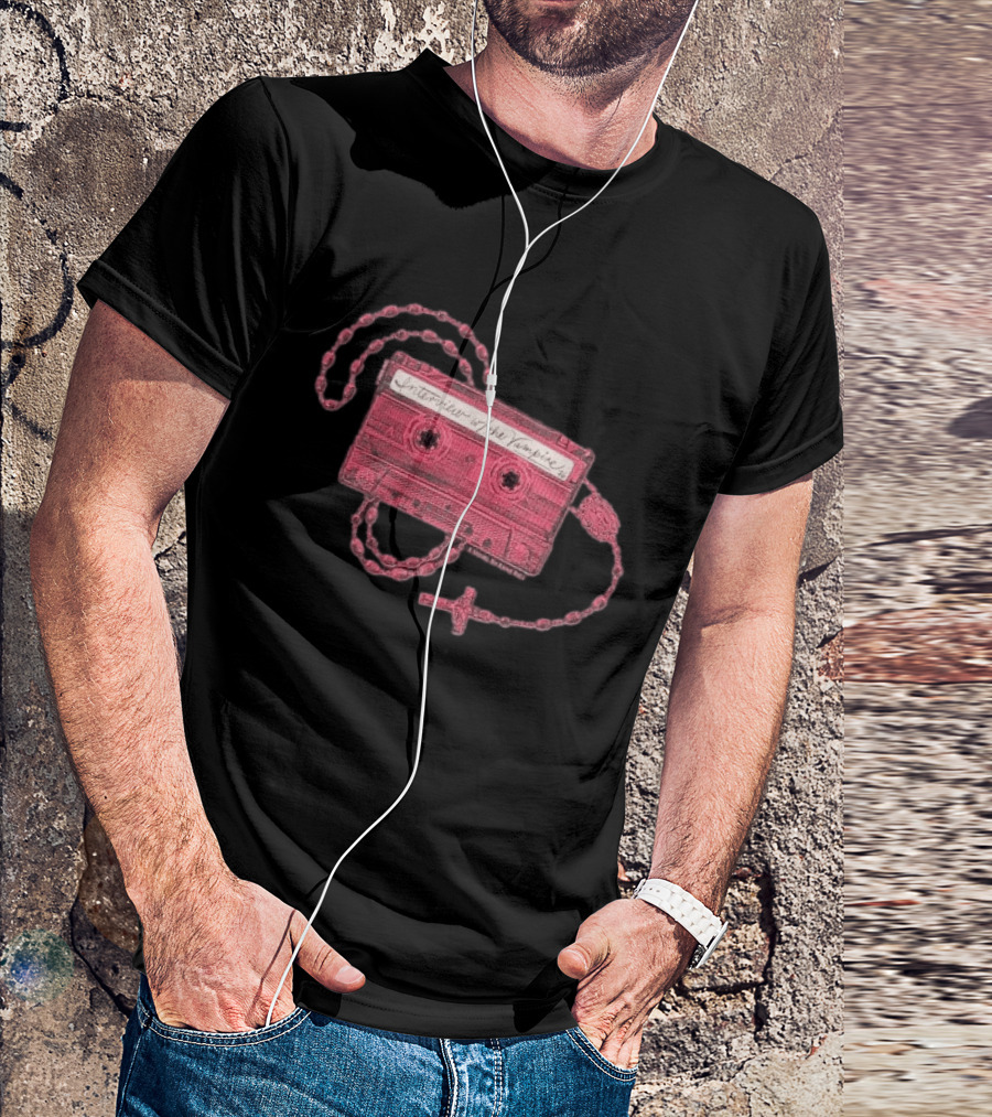 Interview With The Vampire Cassette Tape Necklace T-Shirt