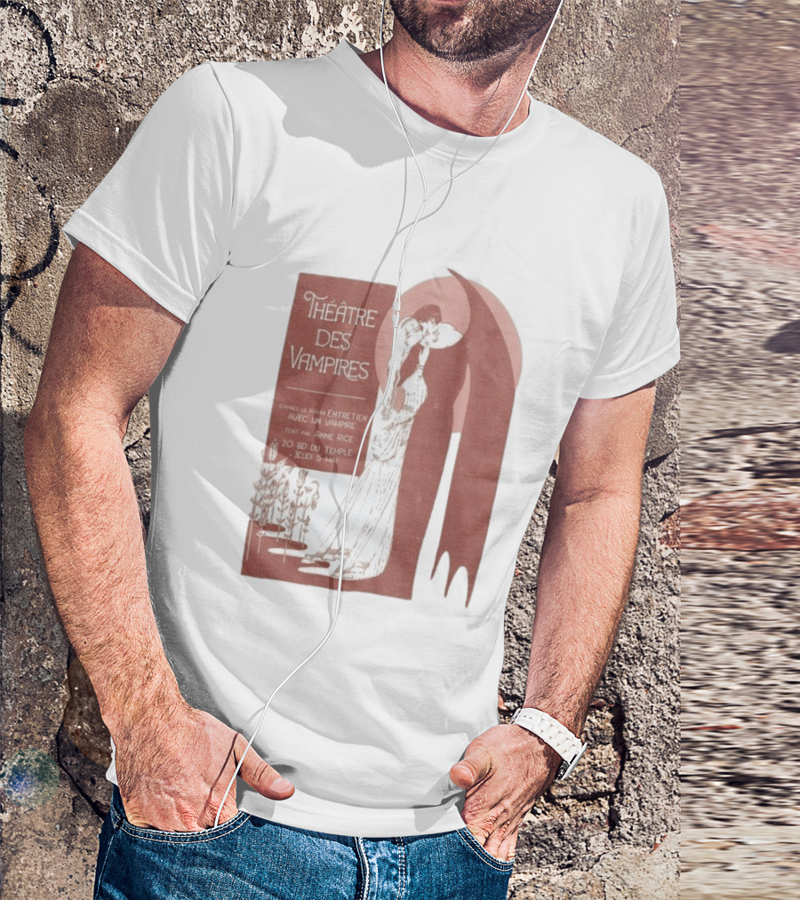 Théâtre Des Vampires Entretien Avec Un Vampire Anne Rice 20 BD Du Temple Jeudi 5 Mai T-Shirt