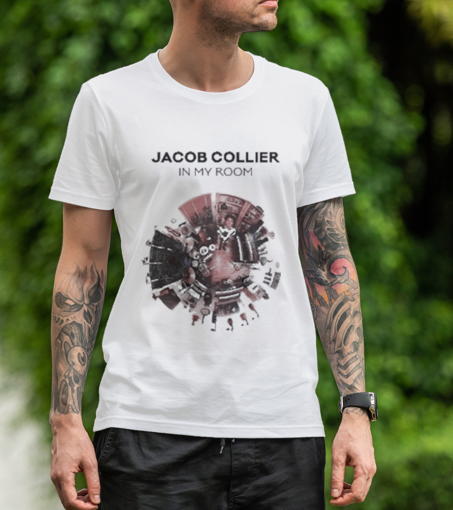 Jacob Collier In My Room Album Abstract Circular T-Shirt