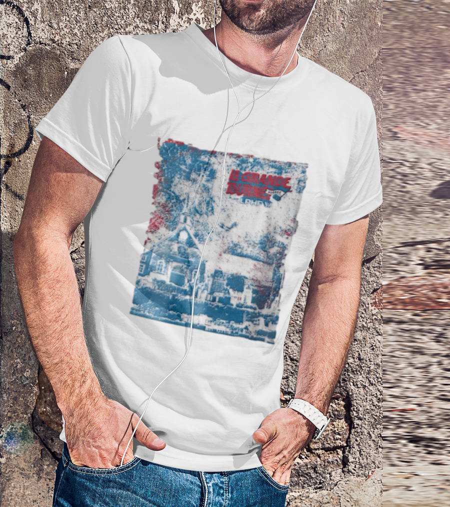 Lphf La Grande Tournee Quebec City Skyline Church Buildings T-Shirt