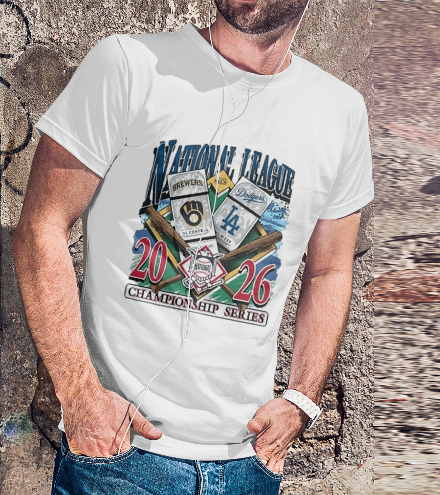 Milwaukee Brewers Los Angeles Dodgers 2026 National League Championship Series Matchup T-Shirt