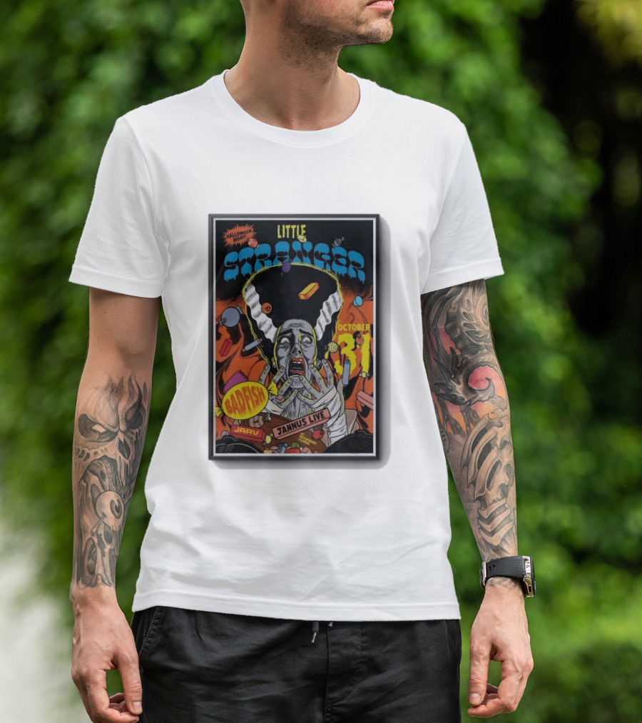 Little Stranger Halloween Night Badfish Jarv Jannus Live October 31 St. Petersburg FL 2026 T-Shirt