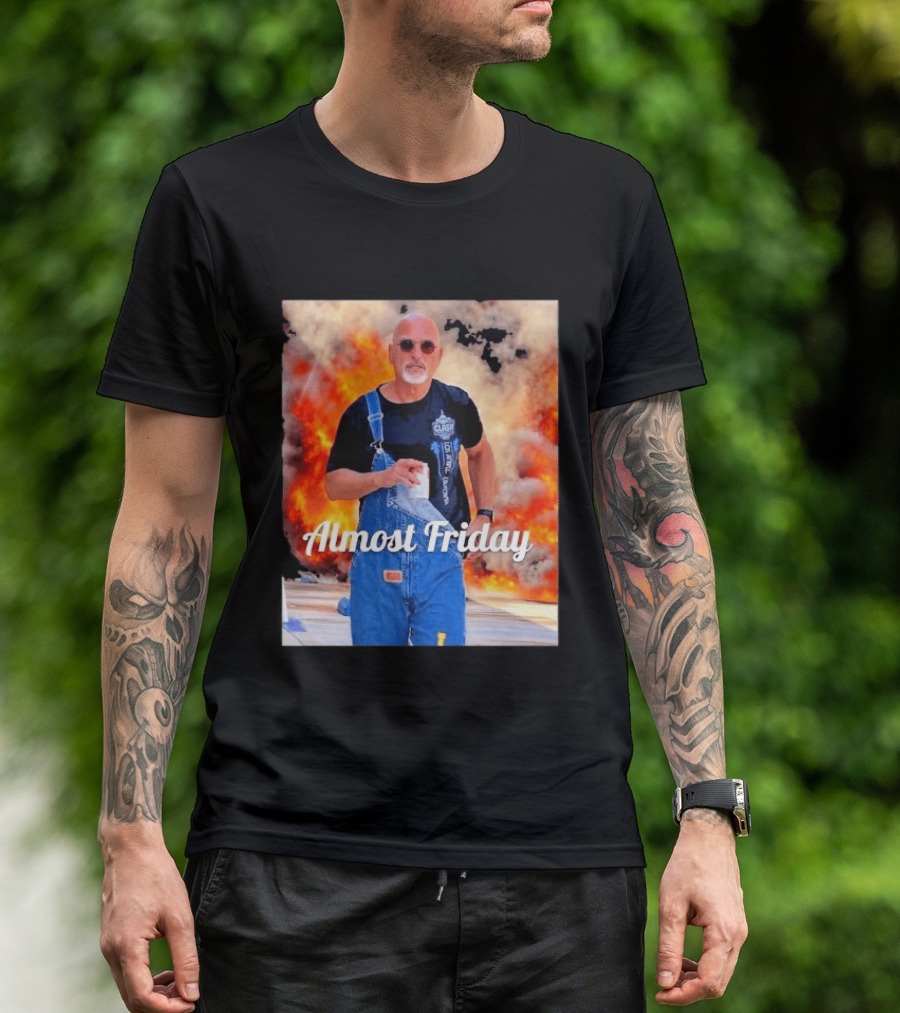 Almost Friday Howie Mandel Clash Explosion Scene T-Shirt