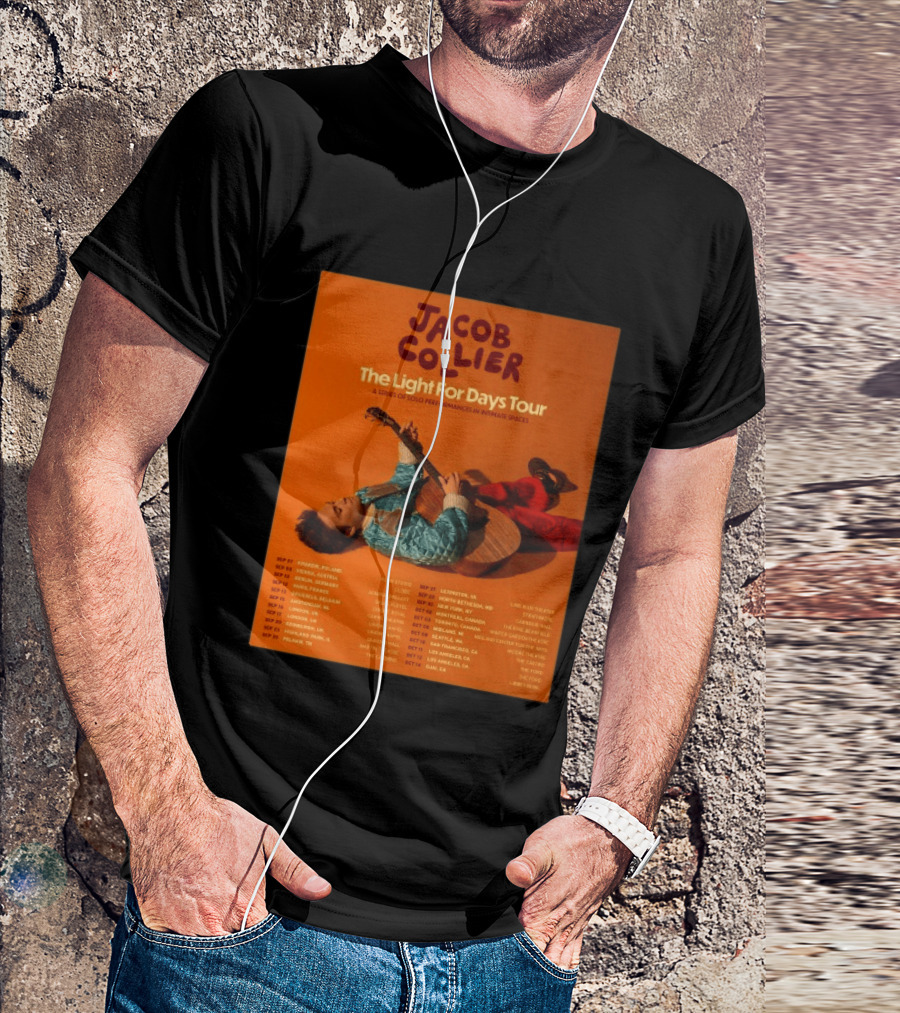 Jacob Collier The Light For Days Tour 2026 A Series Of Solo Performances In Intimate Spaces T-Shirt