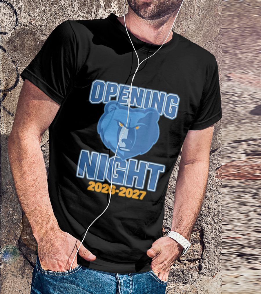 Opening Night 2026 2027 Memphis Grizzlies T-Shirt