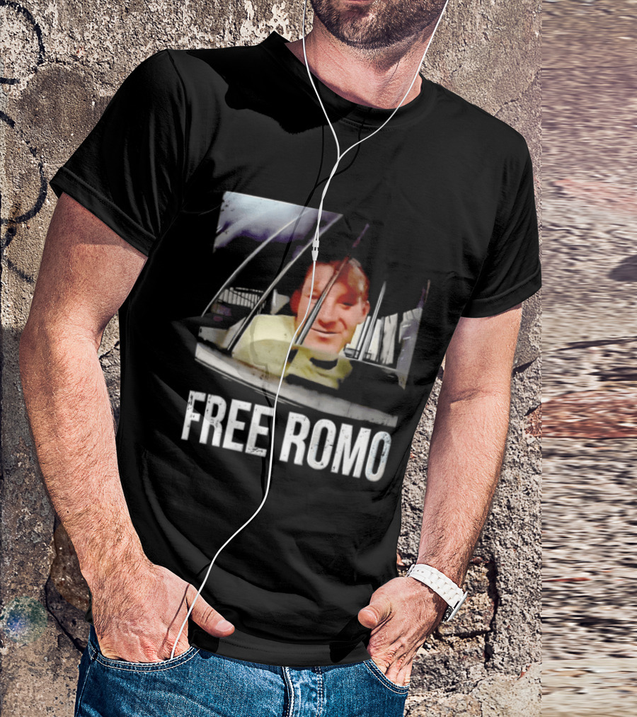 FREE ROMO Football Quarterback Prison Bars T-Shirt