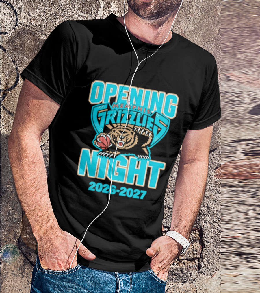NBA Opening Night 2026 2027 Memphis Grizzlies T-Shirt