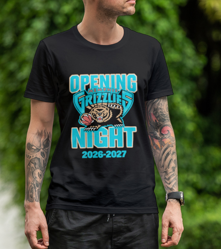 NBA Opening Night 2026 2027 Memphis Grizzlies T-Shirt