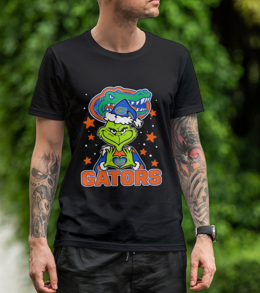 Florida Gators Grinch Christmas College Football Fan T-Shirt