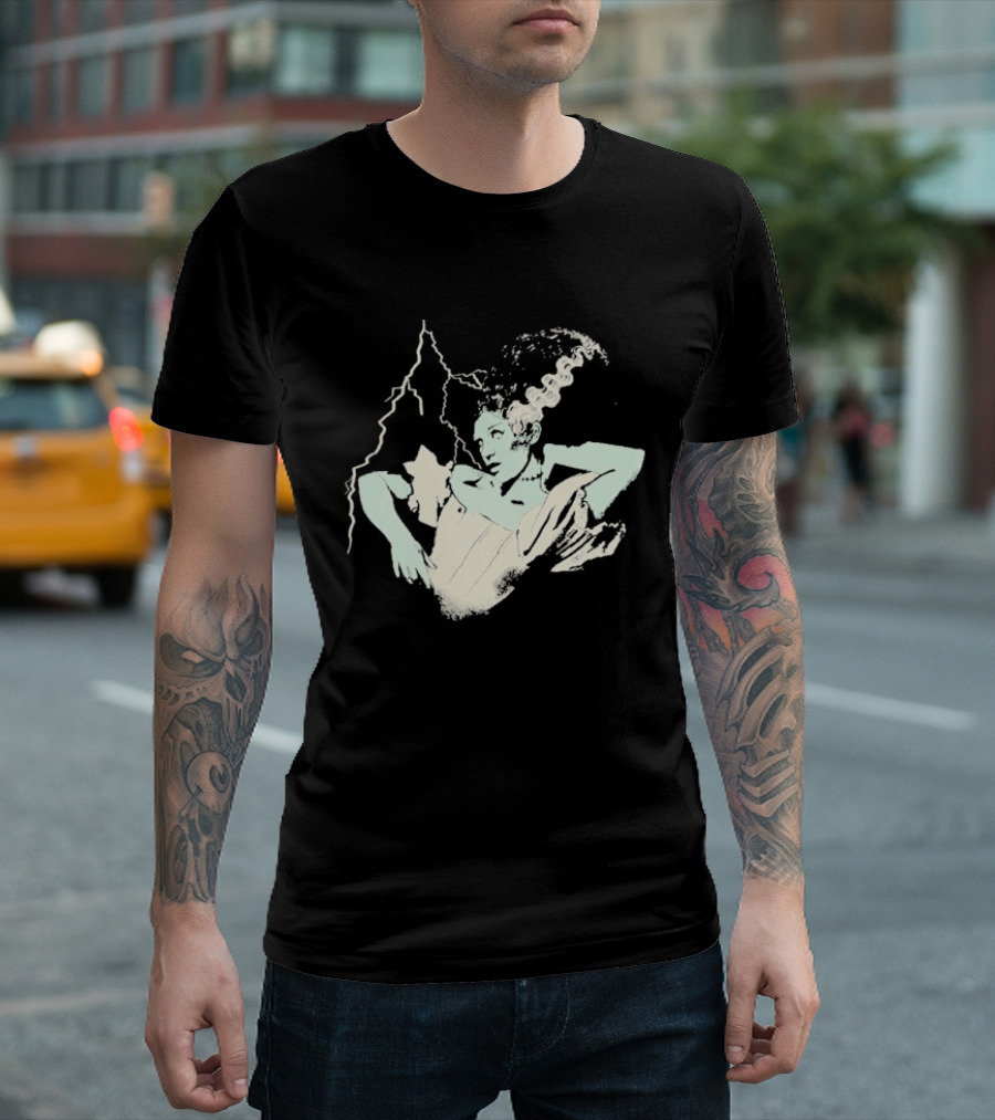 Sierra Ferrell The Bride Frankenstein Monster Lightning T-Shirt