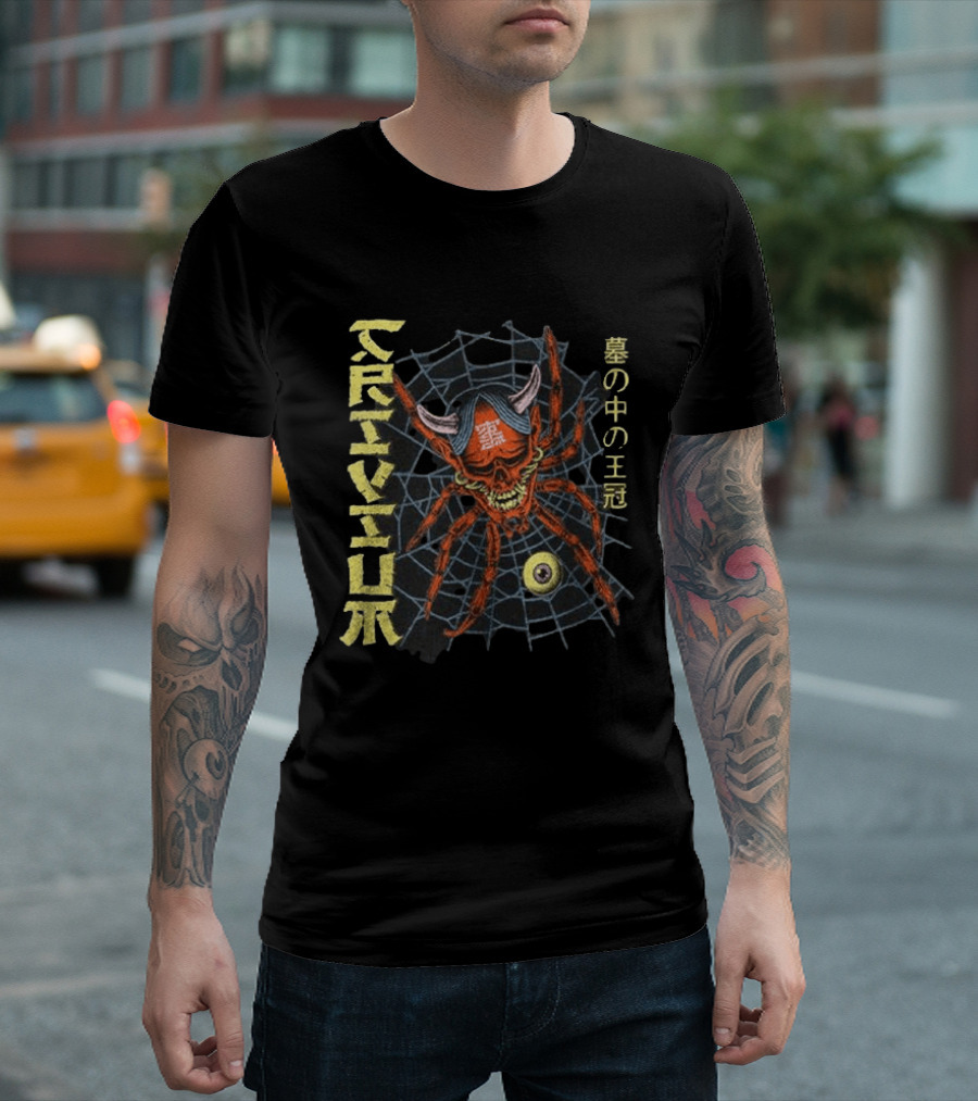 Trivium Jorogumo Kanji Crown In The Cocoon T-Shirt