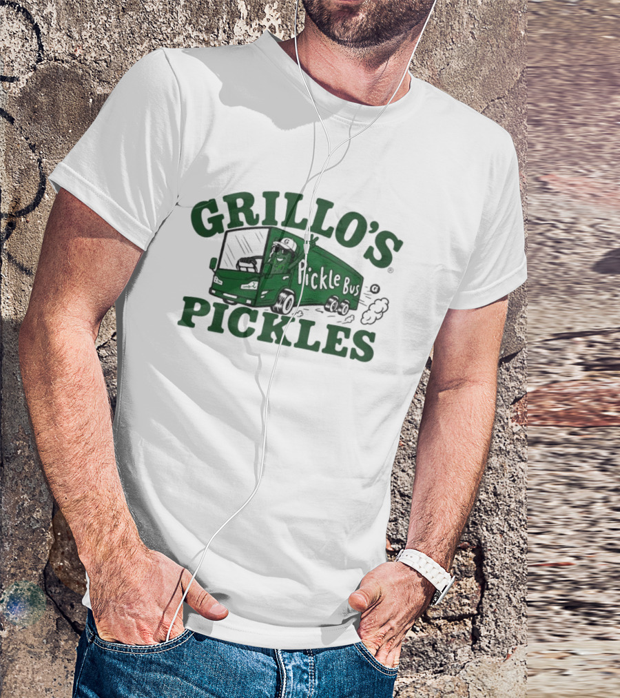 Basement Grillo's Pickles Pickle Bus T-Shirt