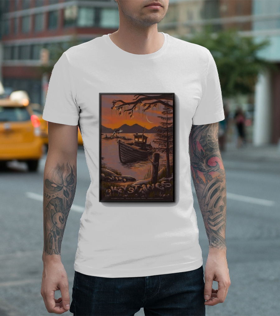 Billy Strings Everett Washington Oct 10 2026 Angles Of The Winds Arena T-Shirt