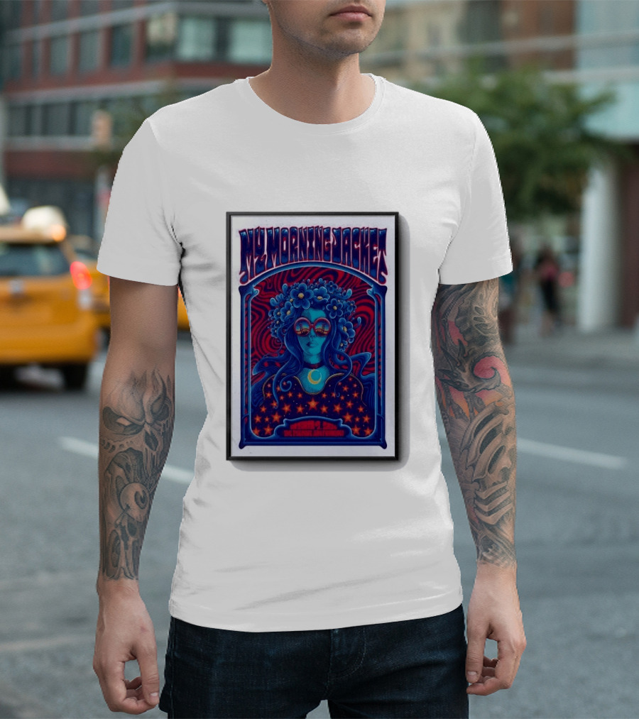 My Morning Jacket San Francisco October 9 2026 Psychedelic Floral Woman T-Shirt