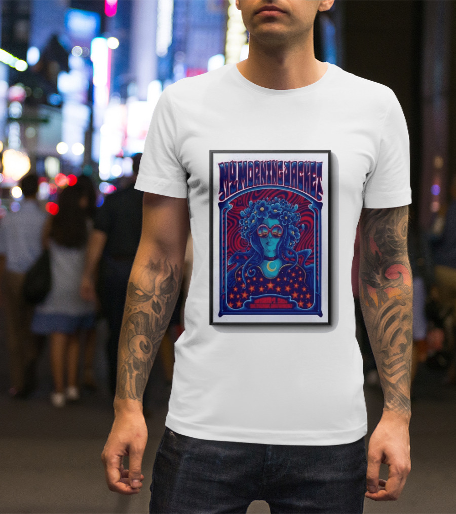 My Morning Jacket San Francisco October 9 2026 Psychedelic Floral Woman T-Shirt