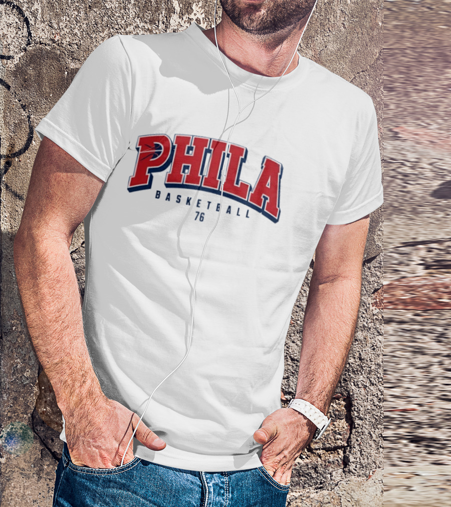 PHILA Basketball 76ers Retro Sports T-Shirt