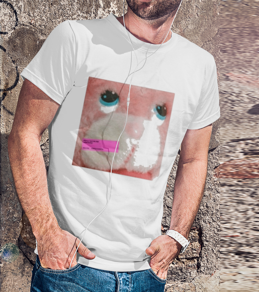 Royel Otis Hickey Album Pink Fluffy Bunny Face T-Shirt