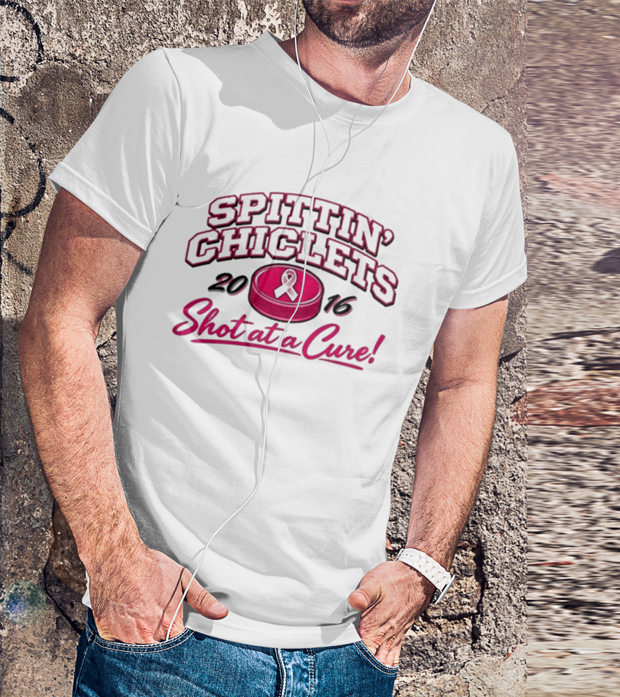 Spittin Chiclets Breast Cancer 2016 Shot At A Cure T-Shirt