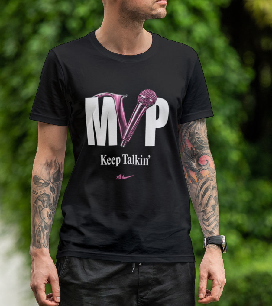WNBA MVP Keep Talking A'ja Wilson 2026 Most Valuable Player T-Shirt