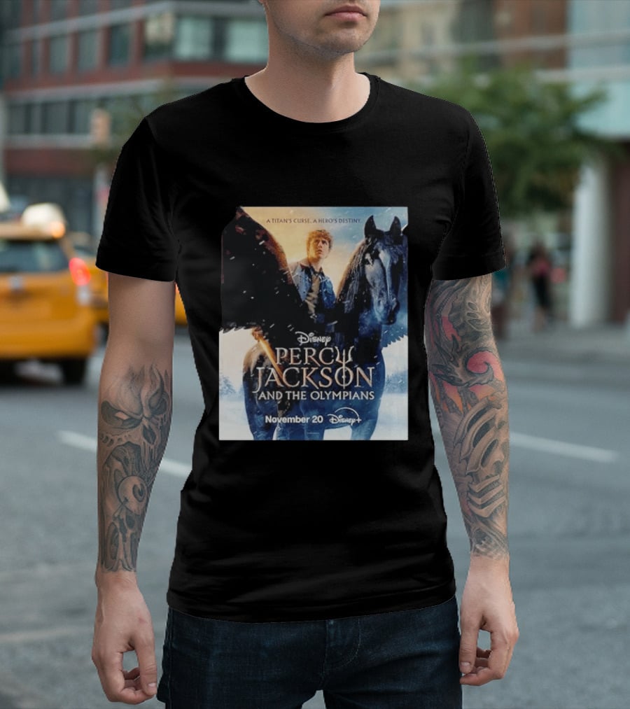 Percy Jackson And The Olympians A Titan's Curse A Hero's Destiny November 20 Disney+ T-Shirt