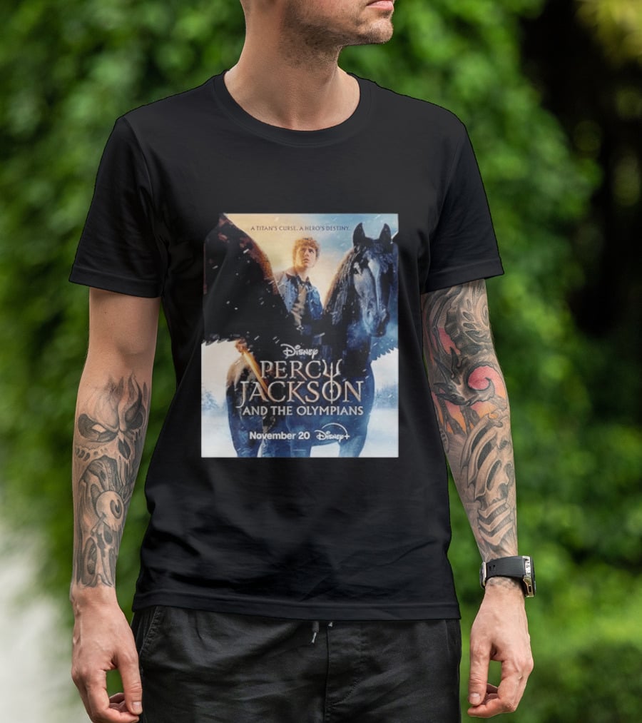 Percy Jackson And The Olympians A Titan's Curse A Hero's Destiny November 20 Disney+ T-Shirt