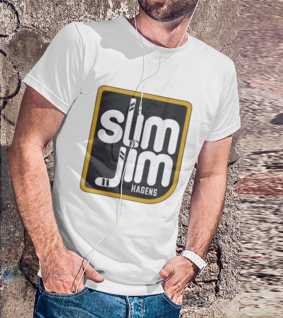 Hagens Slim Jim Hockey Stick Visual T-Shirt