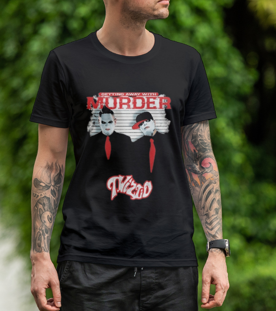 Twiztid Getting Away With Murder Face Paint Horror Music Duo T-Shirt
