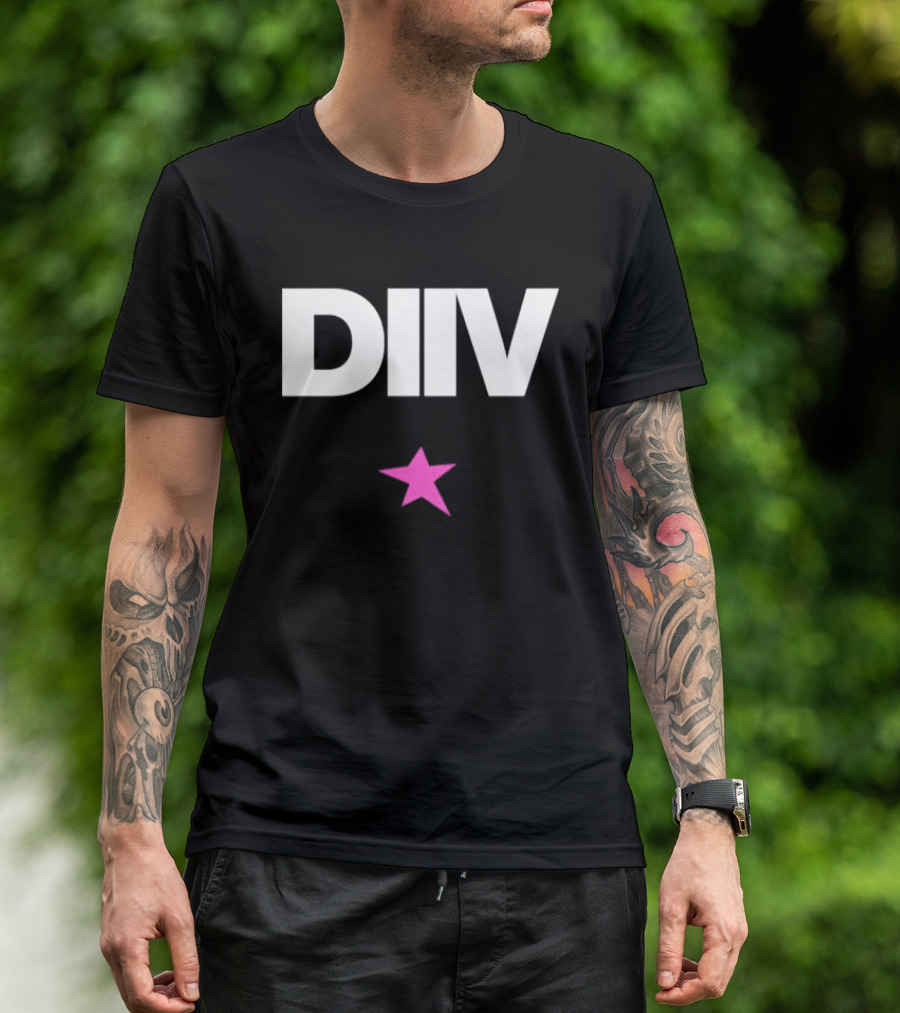 DIIV Pink Star T-Shirt