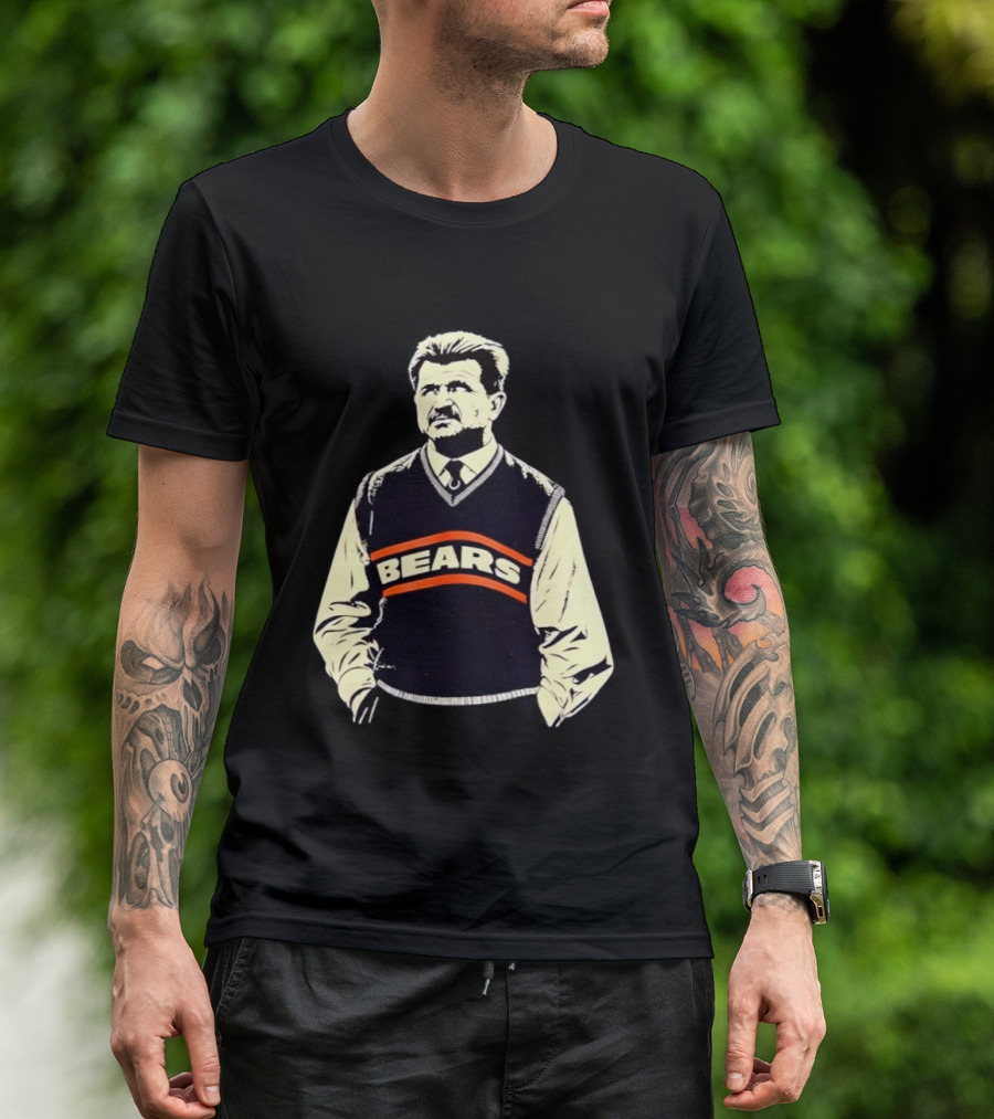 Legends DA Coach Chicago Bears Mike Ditka Bears Vest T-Shirt