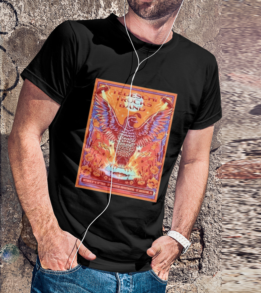 Tedeschi Trucks Band St Augustine October 9 10 2026 Amphitheatre Future Soul Tour T-Shirt