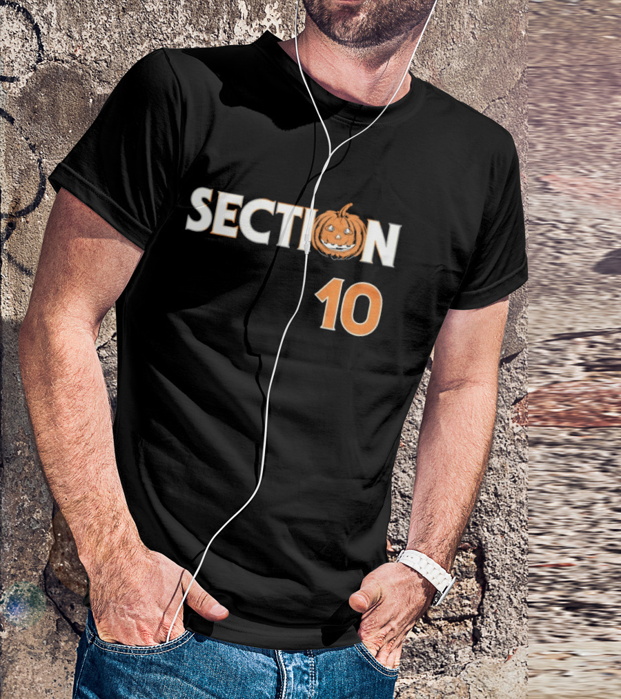 Section 10 Pumpkin Halloween Jack O' Lantern T-Shirt