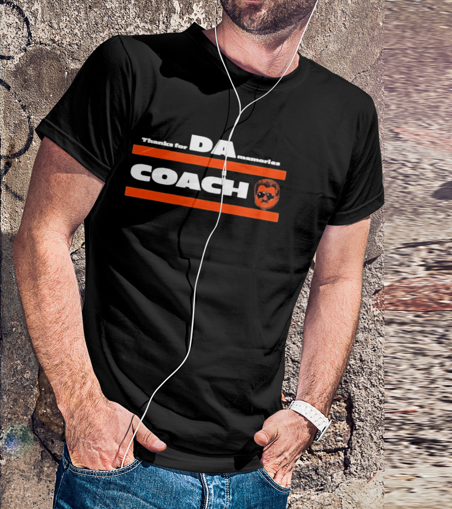 Thank For DA Memories Coach Mike Ditka Chicago Bears Football T-Shirt