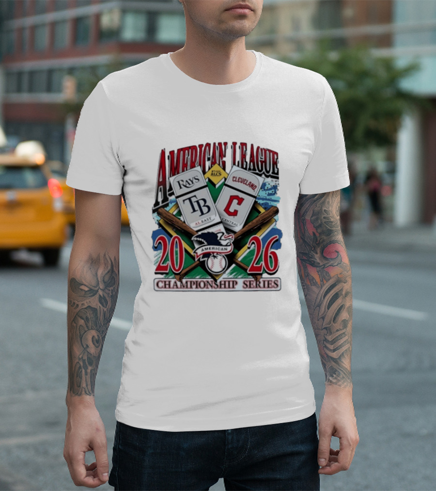 Cleveland Guardians Vs Tampa Bay Rays 2026 American League Championship Series ALCS Matchup T-Shirt