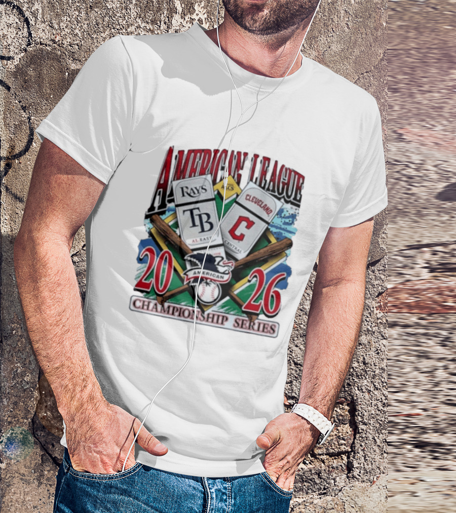 Cleveland Guardians Vs Tampa Bay Rays 2026 American League Championship Series ALCS Matchup T-Shirt