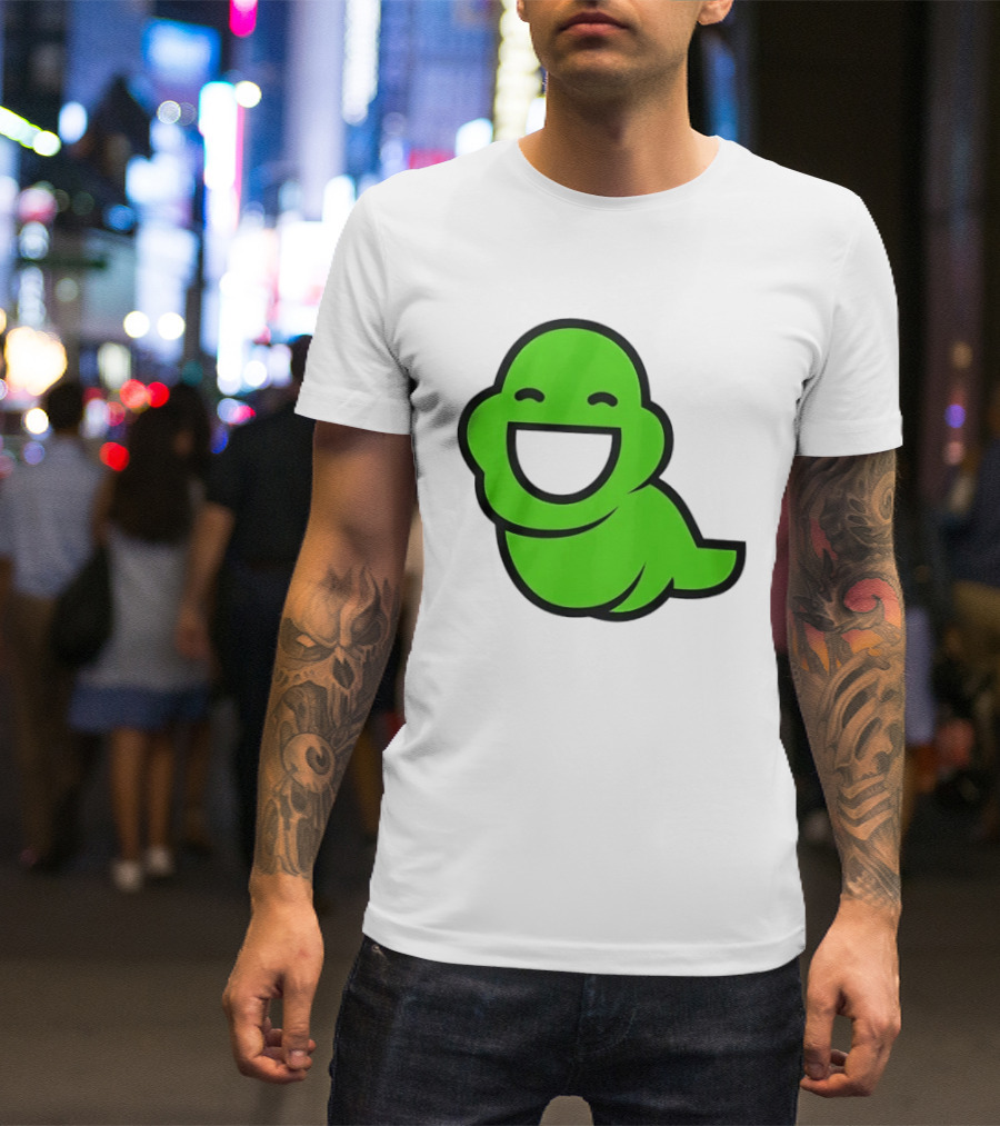 Homestuck John Egbert Slime Ghost Green Smiling T-Shirt