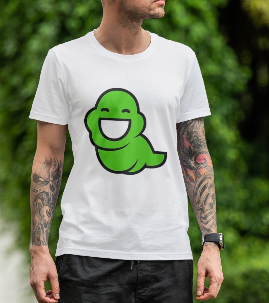 Homestuck John Egbert Slime Ghost Green Smiling T-Shirt