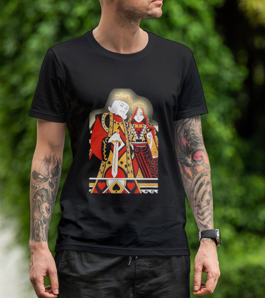 King And Queen Playing Card T-Shirt