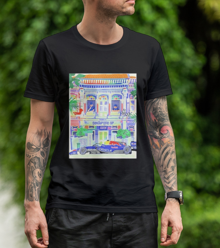 Max Verstappen Red Bull Racing Singapore GP October 9 11 2026 T-Shirt