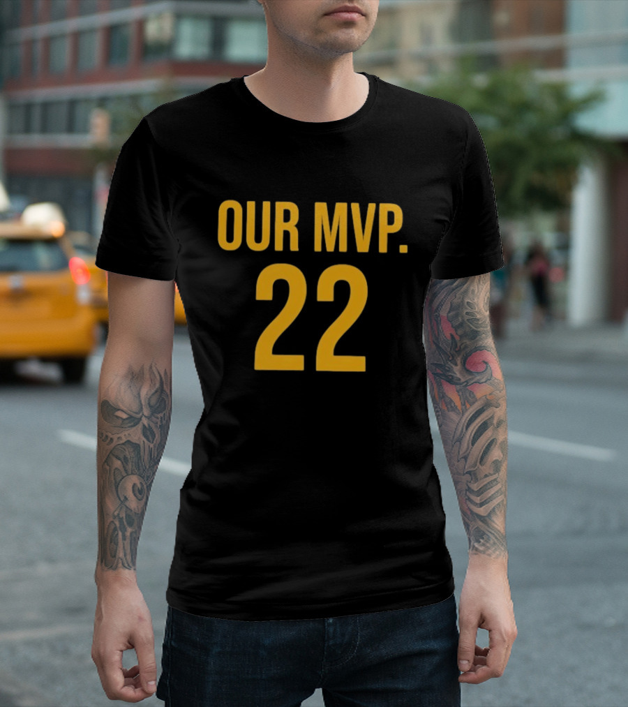 Iowa Hawkeyes Our MVP 22 Caitlin Clark T-Shirt