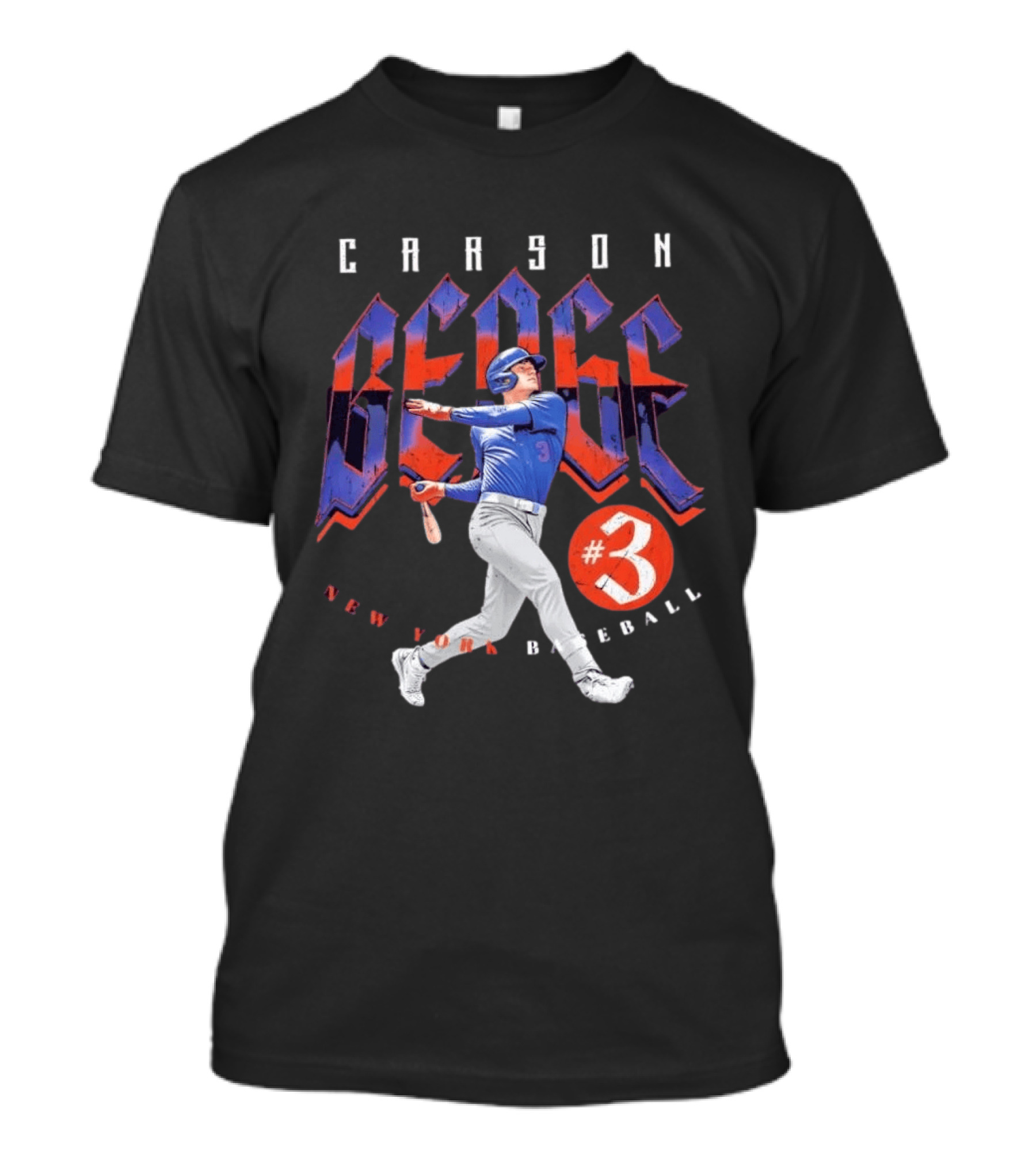Carson Benge #3 New York Baseball T-Shirt