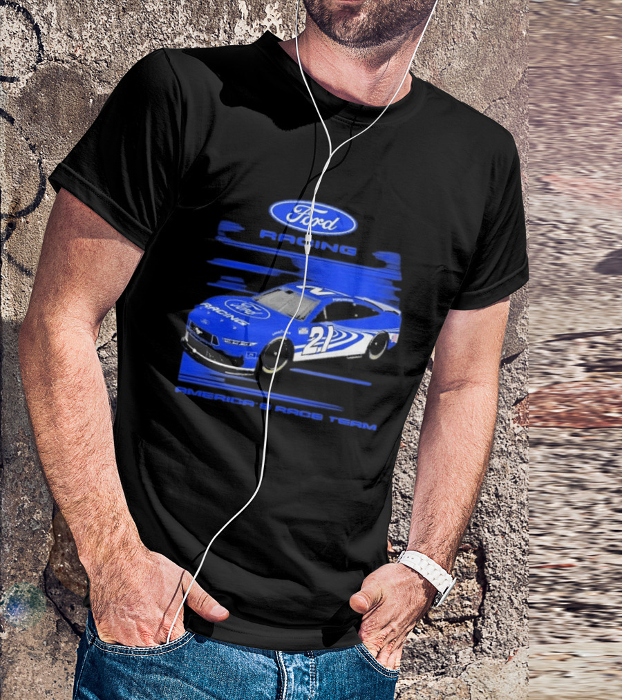 Ford Racing Nascar 21 America's Race Team T-Shirt