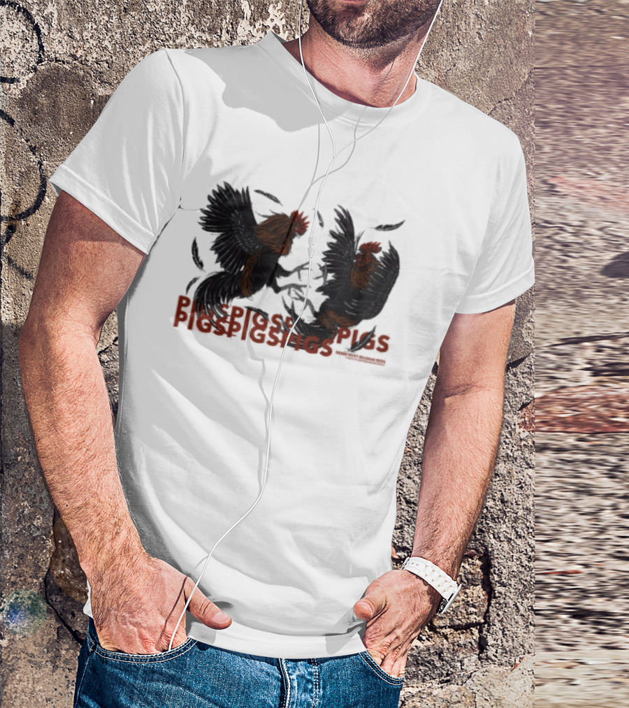 Pigs X7 Roosters Desertfest Band T-Shirt