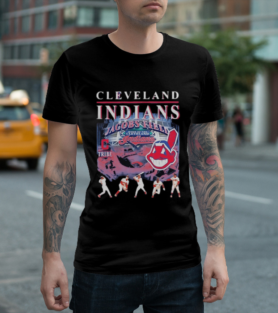 Cleveland Indians Jacobs Field Tribe Home Of The Indians T-Shirt