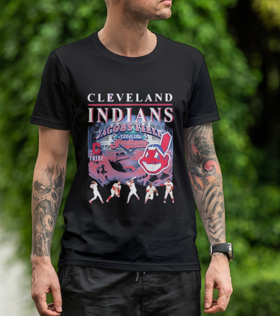 Cleveland Indians Jacobs Field Tribe Home Of The Indians T-Shirt